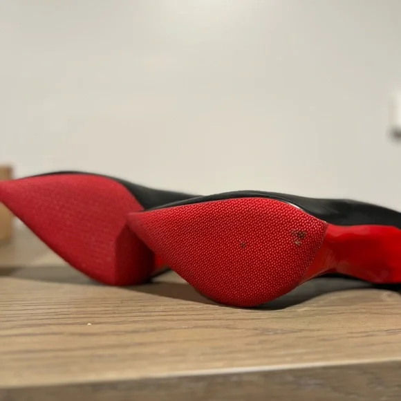 Christian Louboutin - Pigalle Follies Leather 100mm Red Sole, SZ 39 - Picture 9 of 11